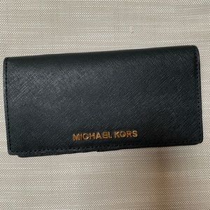 Michael Kors Jet Set Slim Bifold Wallet Black